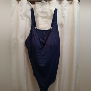 Navy Blue One-Piece Swimsuit